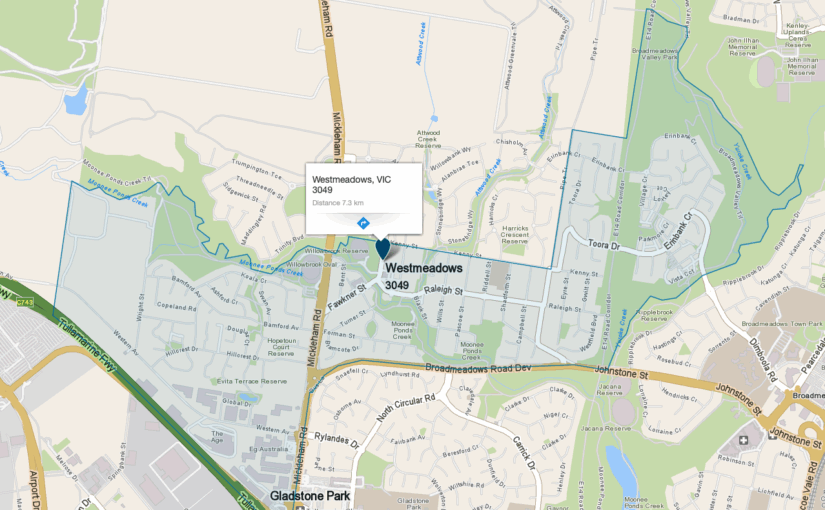 “Westmeadows VIC service area map covered by JM & Sons Piano Movers, specialist upright and grand piano relocations in Melbourne’s northwest”