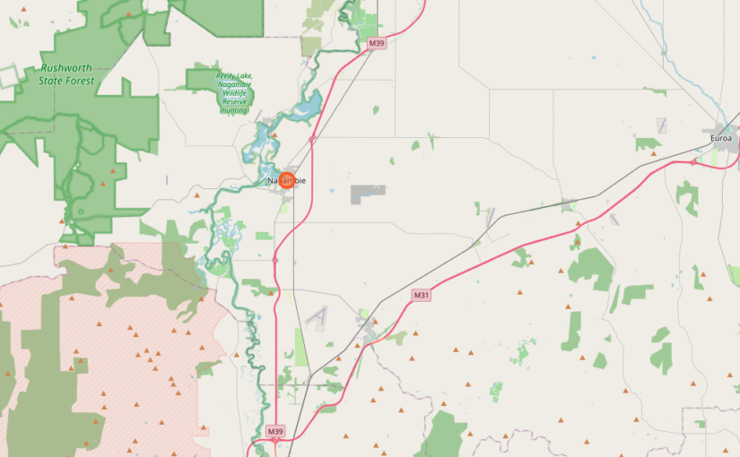 “Nagambie VIC service area map covered by JM & SONS Piano Movers, specialist regional upright and grand piano relocations in Victoria” 